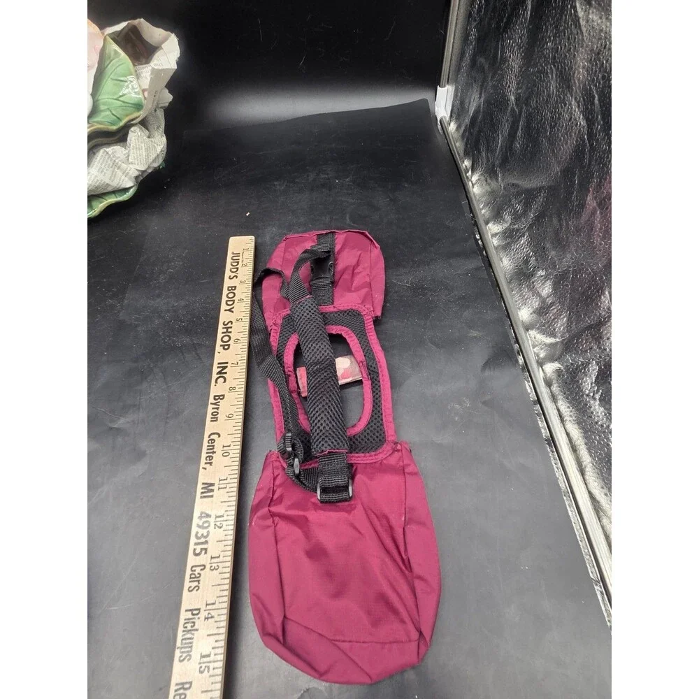 Outward Hound Quick Release Backpack Small Dog Travel Gear Red